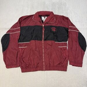 Vintage Boa Arkansas Razorbacks Full Zip Jacket XL red black